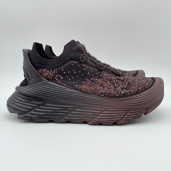 Hoka x Paria Farzaneh | Restore Chukka Sneakers in Chocolate Men's 9 Women's 10 - Picture 3 of 14